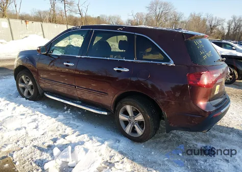 2013 Acura Mdx Technology Package z USA, uszkodzony, nr VIN 2HNYD2H34DH512874
